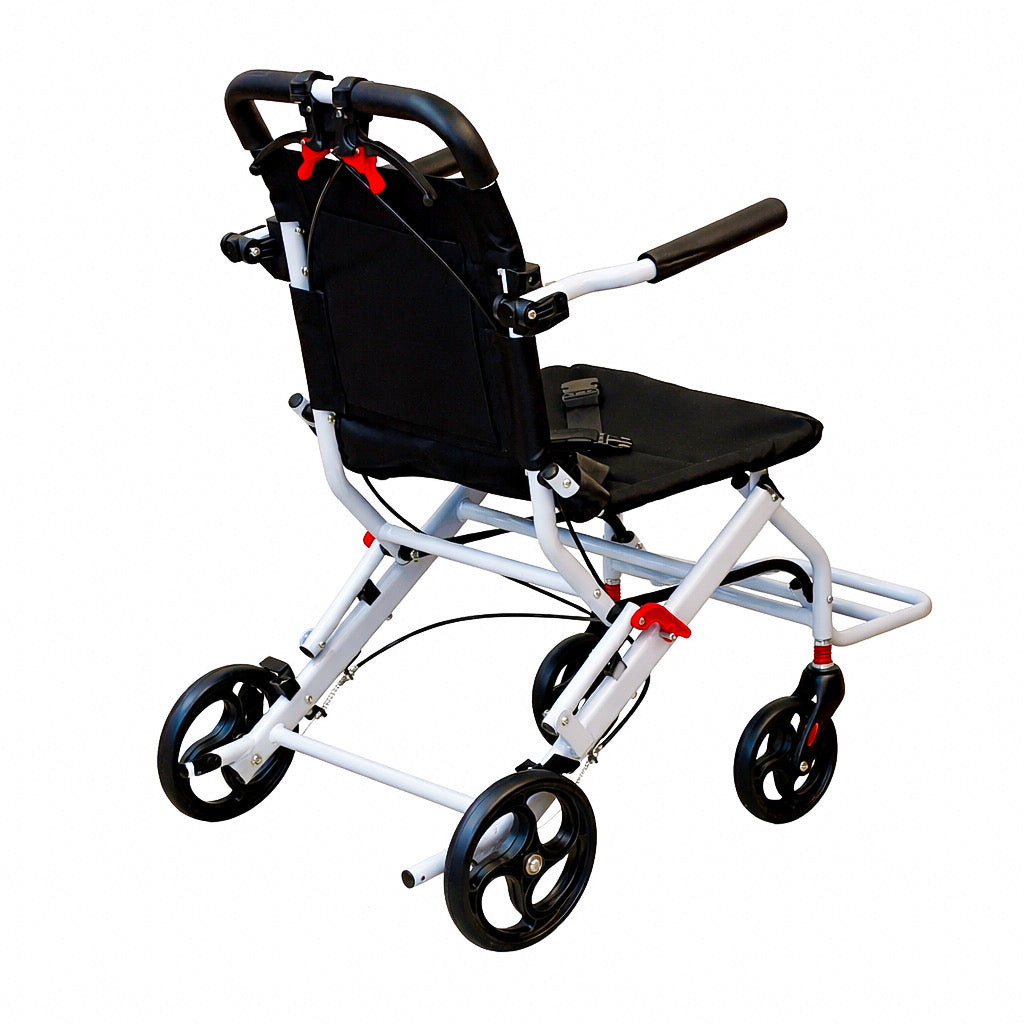 Ultra Lightweight Narrow Compact Folding Portable Travel Wheelchair Wheel Chair