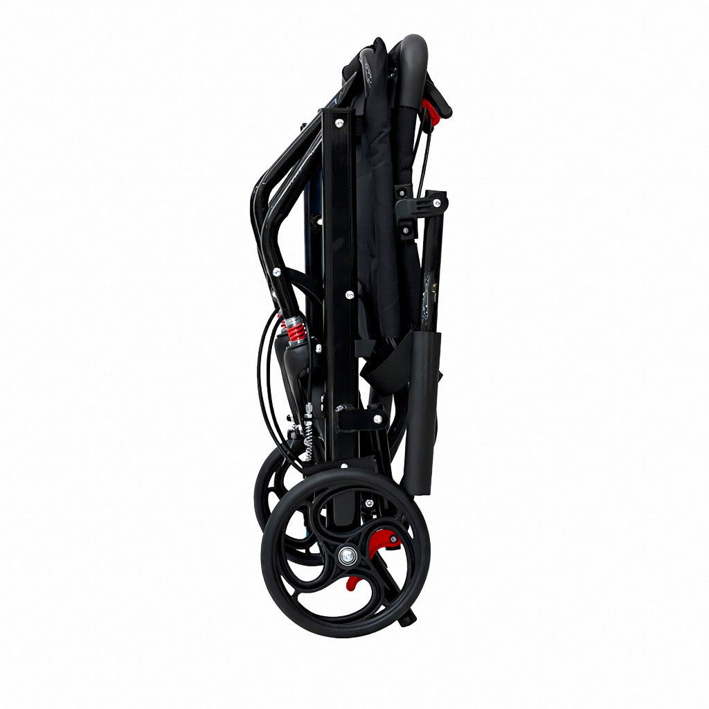 Ultra Lightweight Narrow Compact Folding Portable Travel Wheelchair Wheel Chair