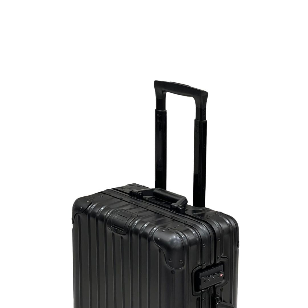 REAL Full Metal Aluminium 20 inch Cabin Carry on Luggage Suitcase - 55x40x23cm