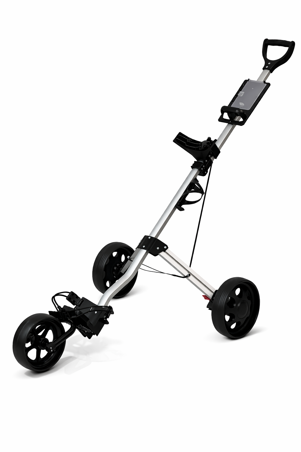 LiteCaddy 3 Wheel Push Golf Trolley Cart – Lightweight, Compact Fold, Smooth Rolling Performance