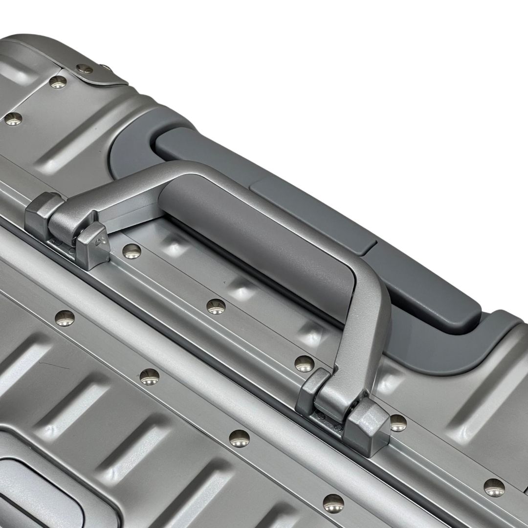 REAL Full Metal Aluminium 20 inch Cabin Carry on Luggage Suitcase - 55x40x23cm