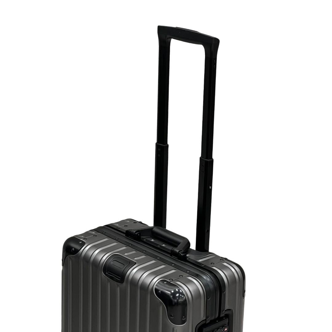 REAL Full Metal Aluminium 20 inch Cabin Carry on Luggage Suitcase - 55x40x23cm