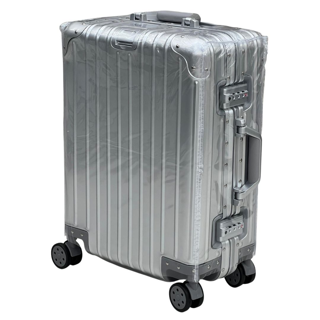 REAL Full Metal Aluminium 20 inch Cabin Carry on Luggage Suitcase - 55x40x23cm