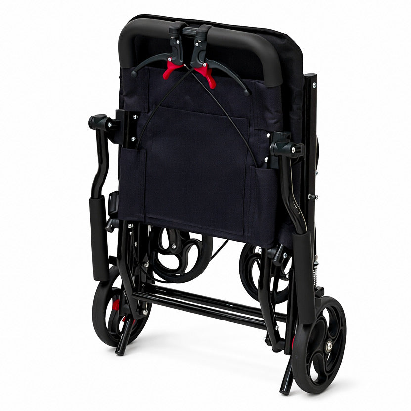 Ultra Lightweight Narrow Compact Folding Portable Travel Wheelchair Wheel Chair