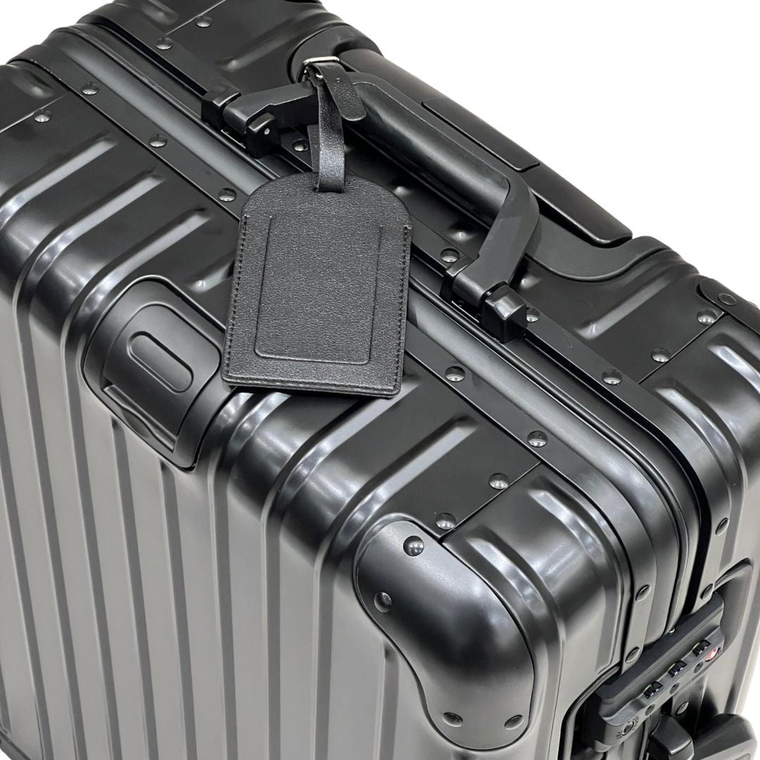REAL Full Metal Aluminium 20 inch Cabin Carry on Luggage Suitcase - 55x40x23cm